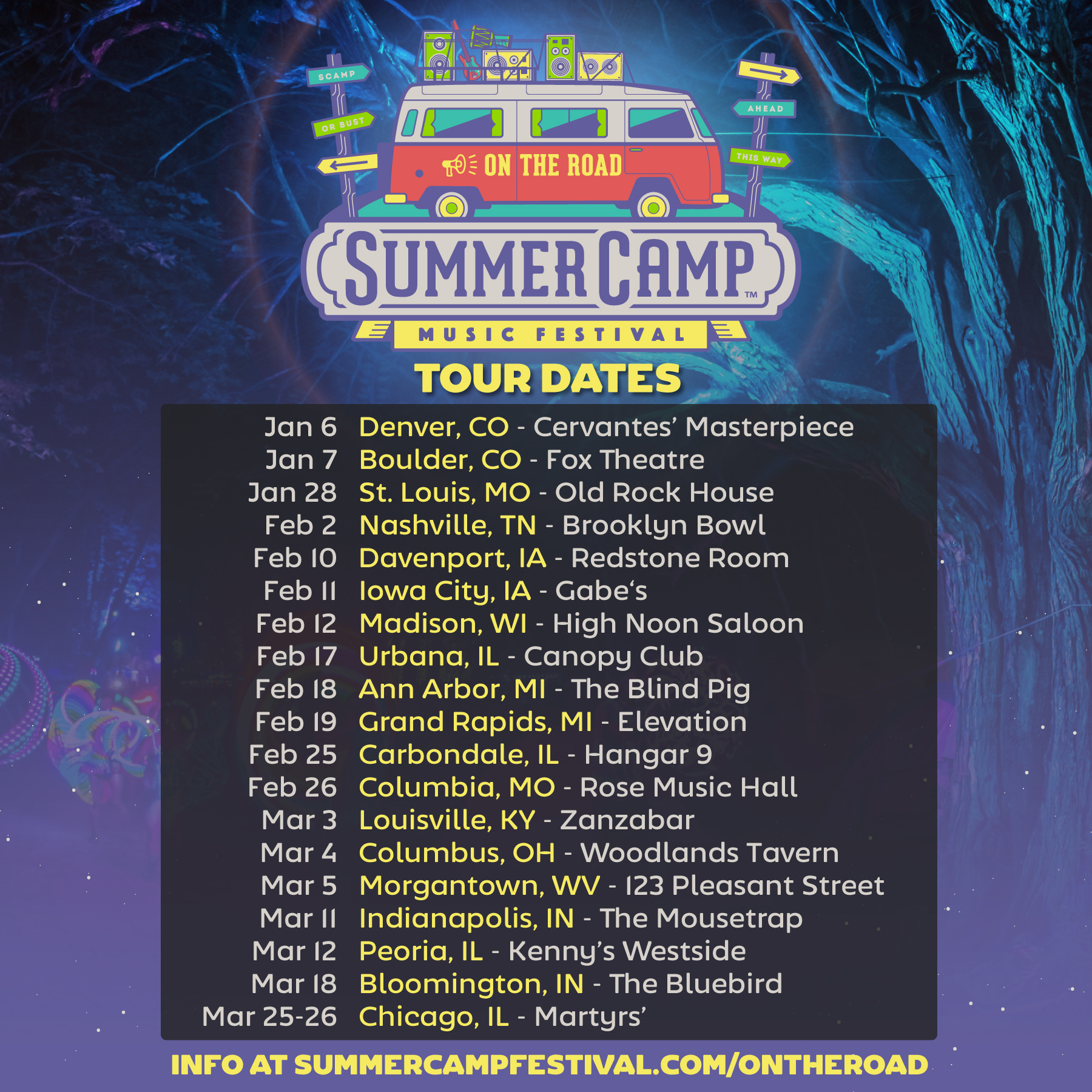 SCMF: On The Road Tour Dates Announced!